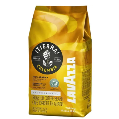 Кава в зернах Lavazza ¡Tierra! Colombia 100% Arabica, 1 кг